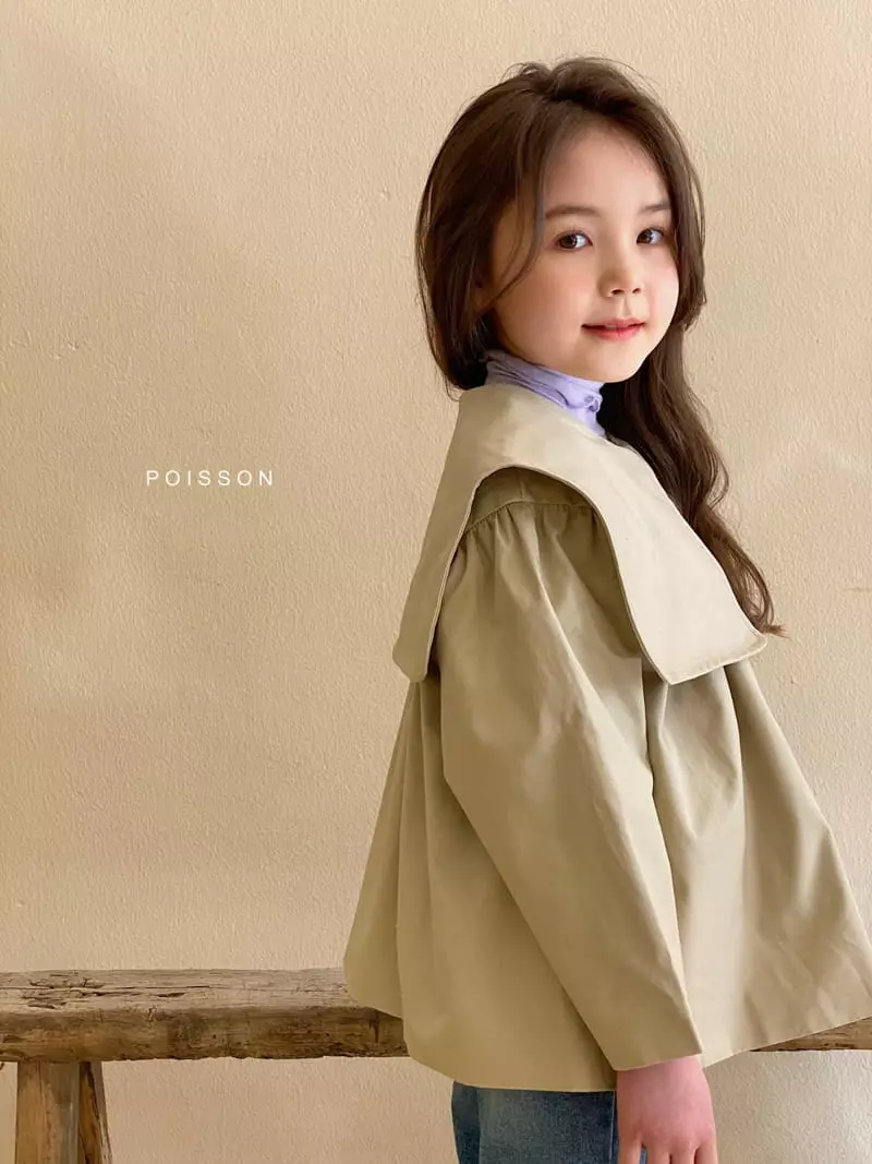 Poisson - Korean Children Fashion - #discoveringself - Sailor Coat Beige