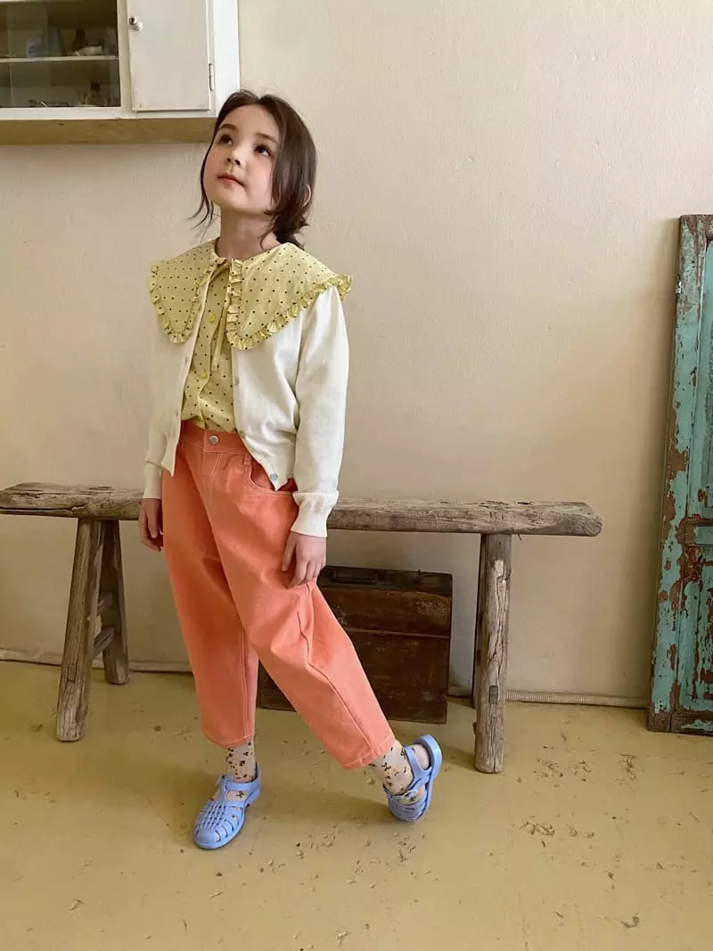Poisson - Korean Children Fashion - #discoveringself - Frill Collar Blouse - 8