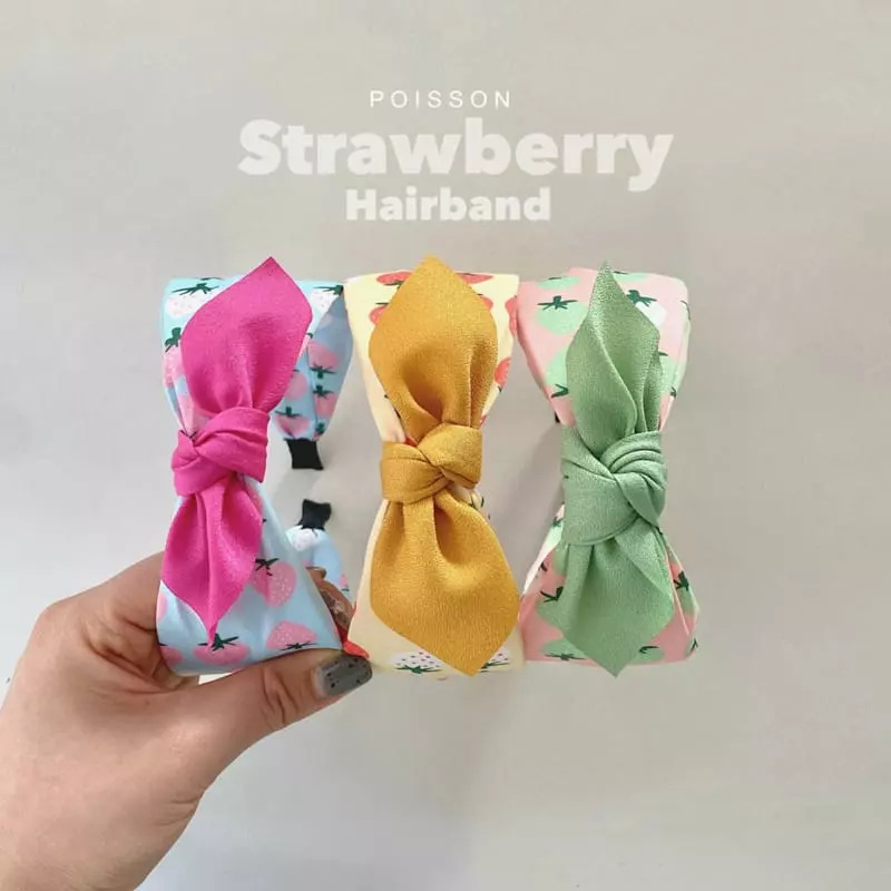 Poisson - Korean Children Fashion - #fashionkids - Strawberry Hairband - 8
