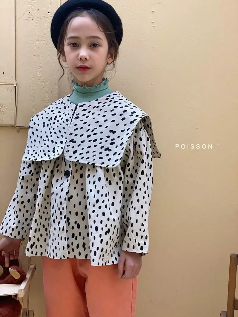 Poisson - Korean Children Fashion - #fashionkids - Sailor Coat Leopard