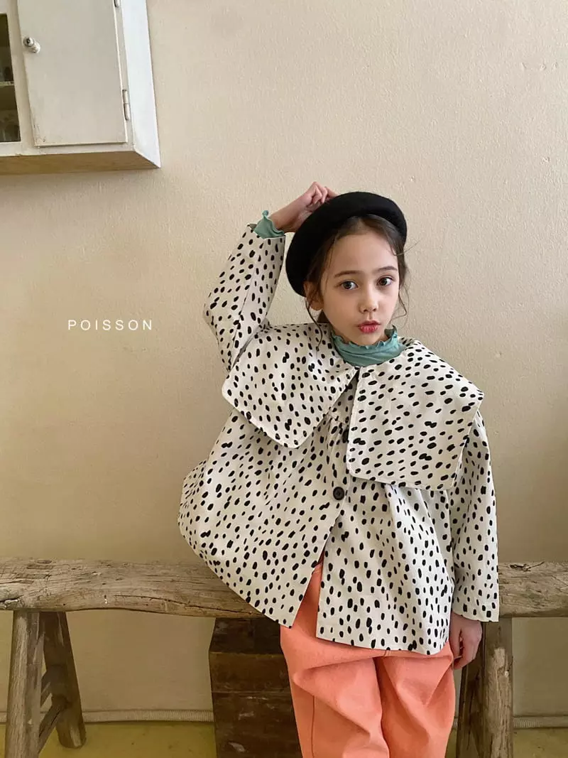 Poisson - Korean Children Fashion - #kidsshorts - Sailor Coat Leopard - 2