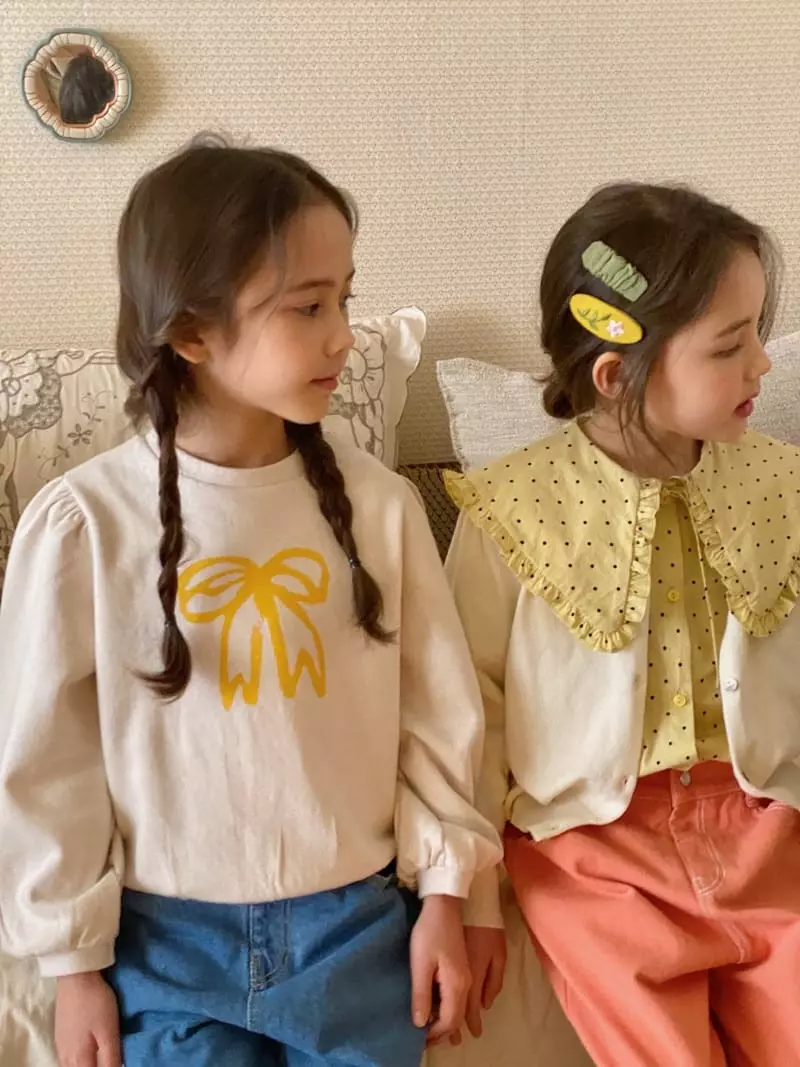 Poisson - Korean Children Fashion - #kidsshorts - Frill Collar Blouse - 10