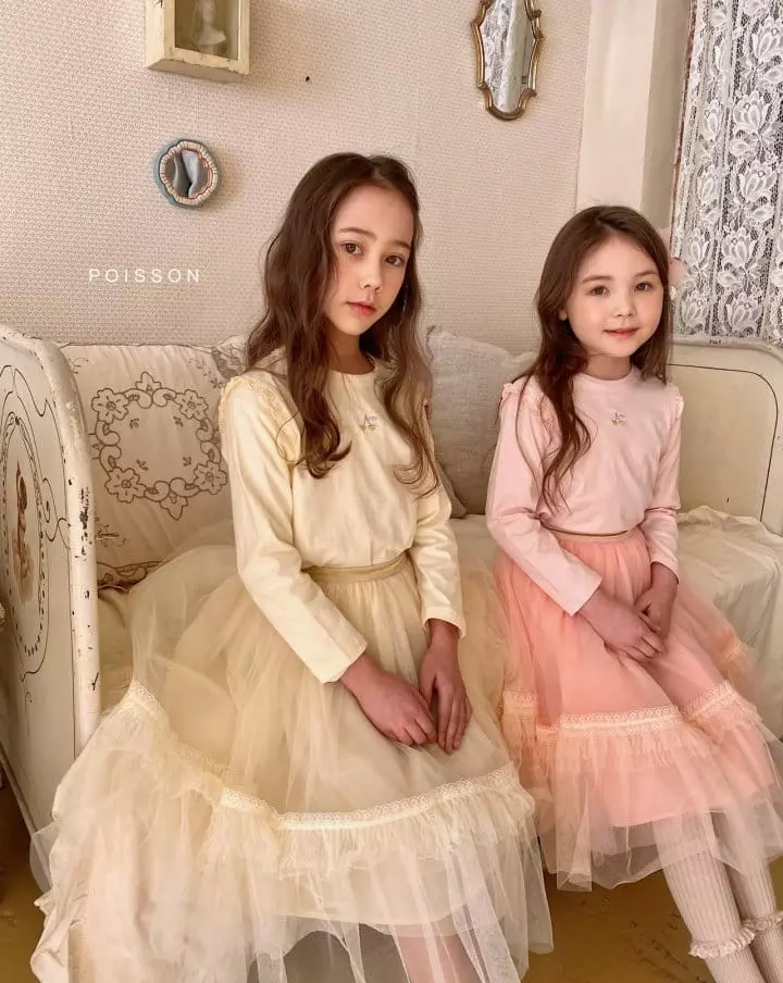 Poisson - Korean Children Fashion - #kidsshorts - Tutu Lace Skirt - 9