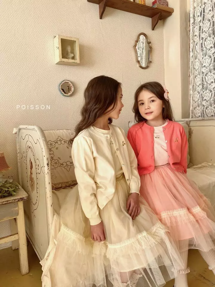 Poisson - Korean Children Fashion - #kidsstore - Ppeang Frill Tee - 7