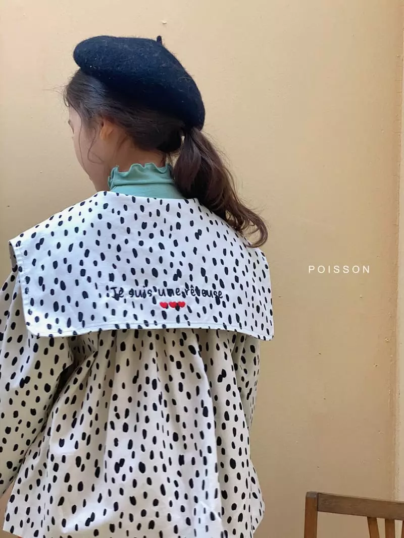 Poisson - Korean Children Fashion - #kidsstore - Sailor Coat Leopard - 4