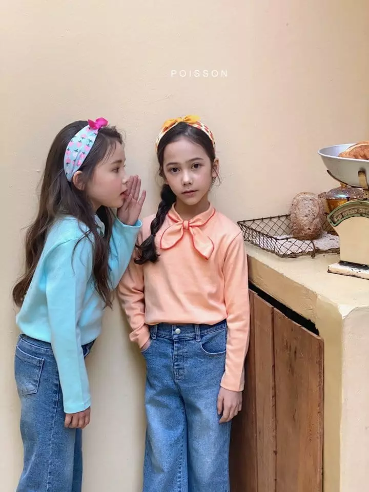 Poisson - Korean Children Fashion - #kidzfashiontrend - Petti Collar Tee - 7