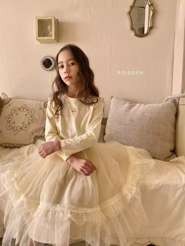 Poisson - Korean Children Fashion - #littlefashionista - Ppeang Frill Tee - 10