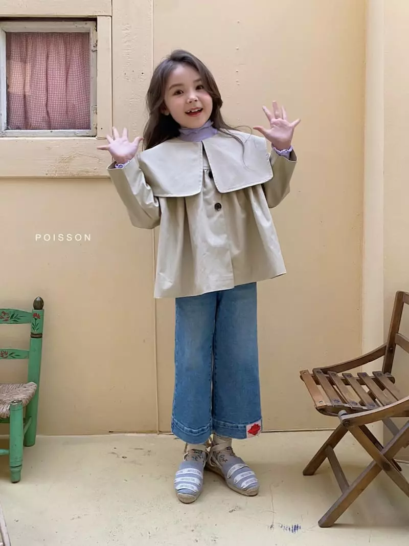 Poisson - Korean Children Fashion - #magicofchildhood - Sailor Coat Beige - 8