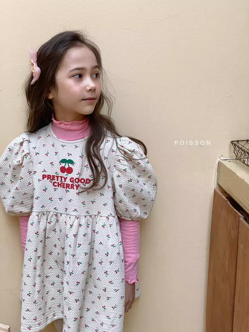 Poisson - Korean Children Fashion - #magicofchildhood - Cherry One-piece - 9