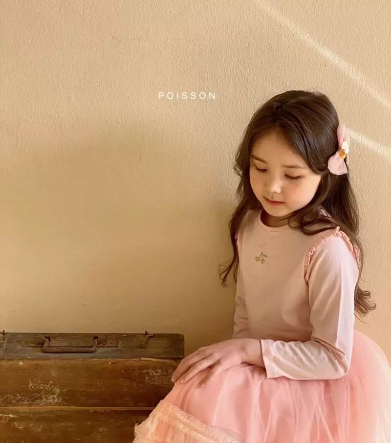 Poisson - Korean Children Fashion - #magicofchildhood - Sha Sha Ribbon Tee - 7