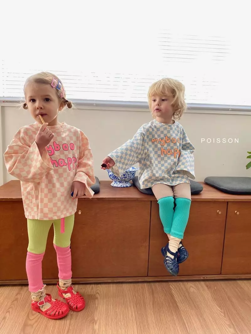 Poisson - Korean Children Fashion - #magicofchildhood - Half Half Leggings - 2