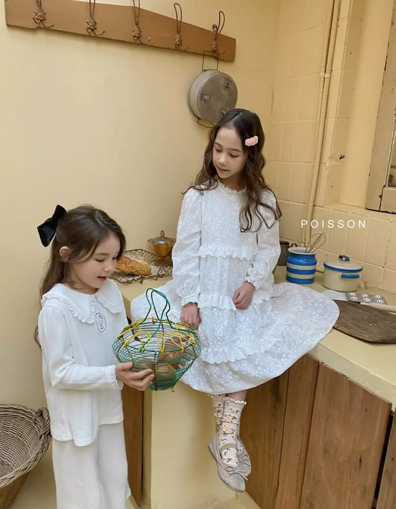 Poisson - Korean Children Fashion - #minifashionista - Viviana Top Bottom Set - 3