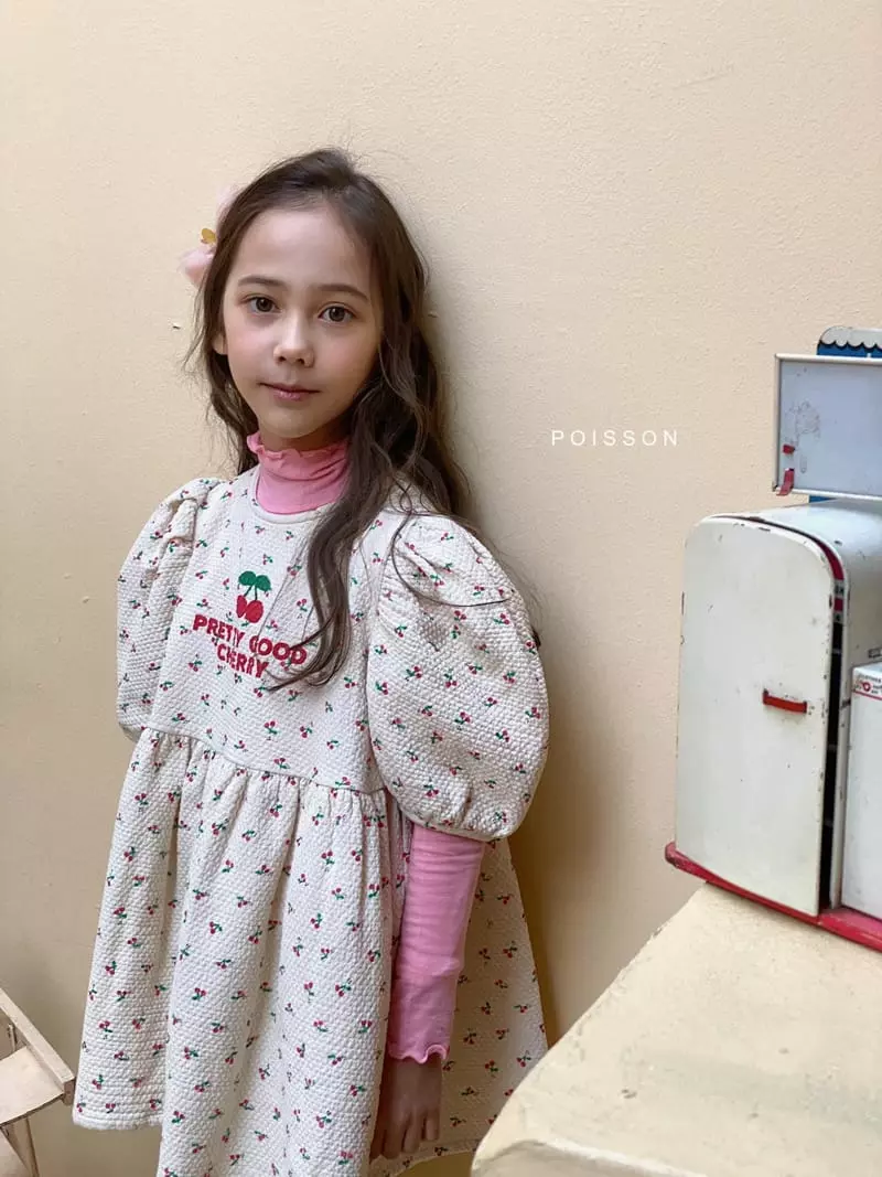 Poisson - Korean Children Fashion - #minifashionista - Cherry One-piece - 10