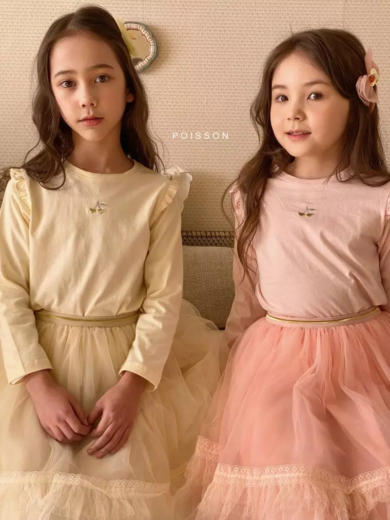 Poisson - Korean Children Fashion - #minifashionista - Sha Sha Ribbon Tee - 8