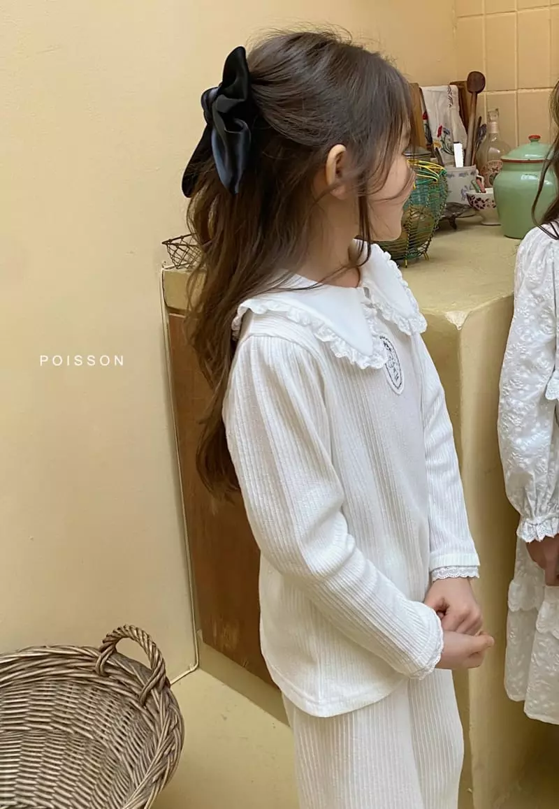 Poisson - Korean Children Fashion - #minifashionista - Viviana Top Bottom Set - 4