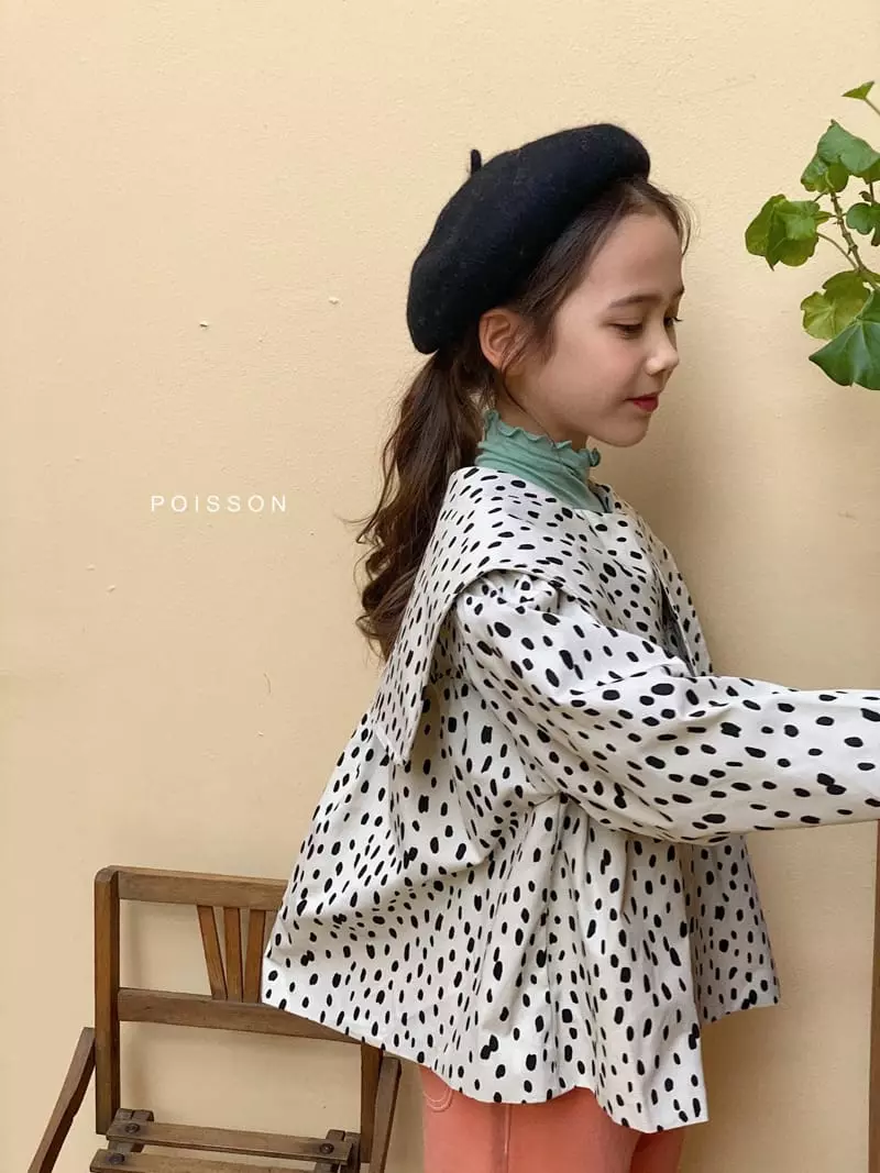 Poisson - Korean Children Fashion - #prettylittlegirls - Sailor Coat Leopard - 9