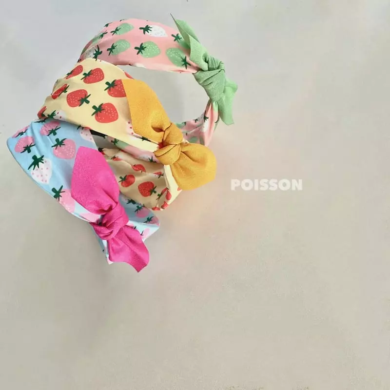 Poisson - Korean Children Fashion - #todddlerfashion - Strawberry Hairband