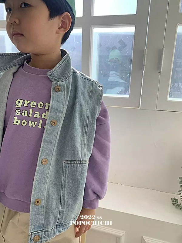 Popochichi - Korean Children Fashion - #Kfashion4kids - Green Salad Sweatshirt - 9