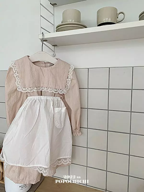 Popochichi - Korean Children Fashion - #Kfashion4kids - Lavendar One-piece - 5