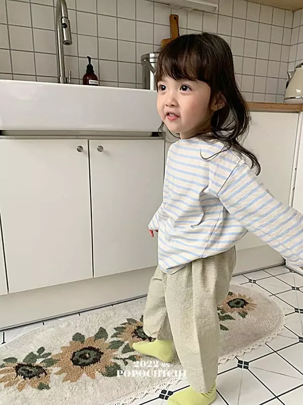 Popochichi - Korean Children Fashion - #Kfashion4kids - From Boat Neck Tee - 3