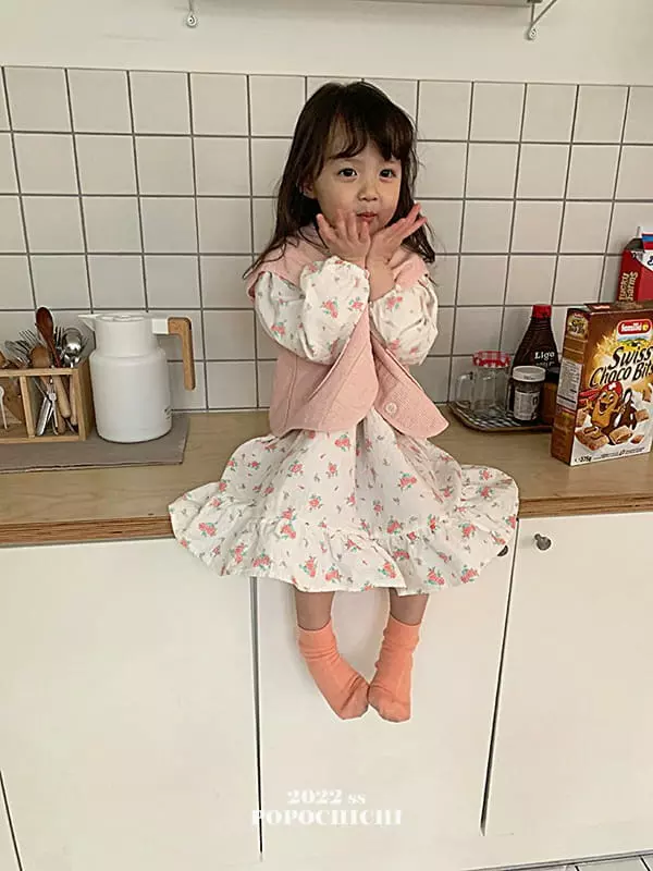 Popochichi - Korean Children Fashion - #childofig - Corn Salad Vest - 5