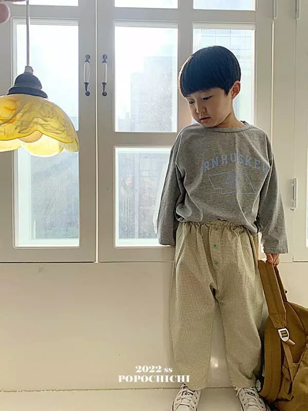 Popochichi - Korean Children Fashion - #stylishchildhood - Corn Salad Pants - 4