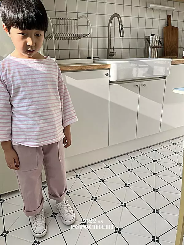 Popochichi - Korean Children Fashion - #childrensboutique - From Boat Neck Tee - 12