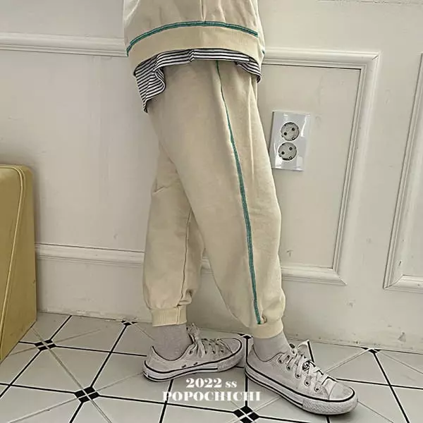 Popochichi - Korean Children Fashion - #designkidswear - Stitch Pants