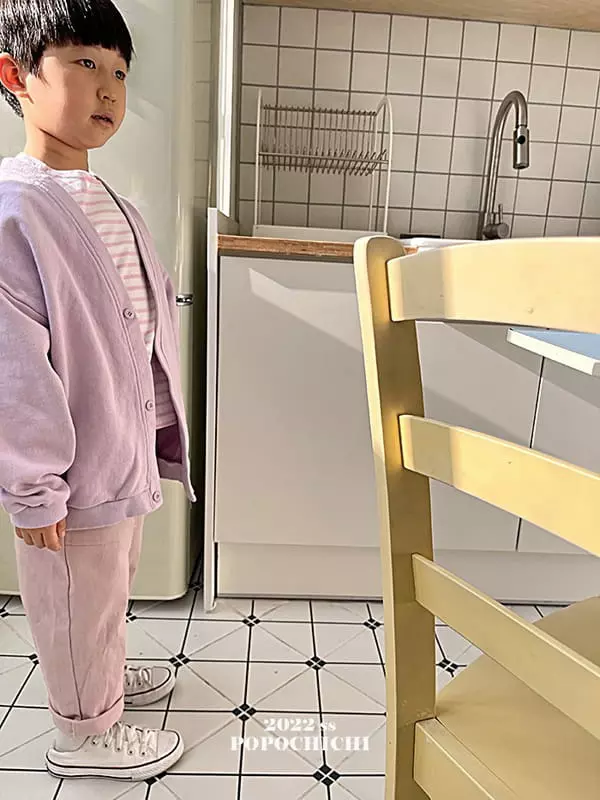 Popochichi - Korean Children Fashion - #kidsshorts - Cotton Cardigan - 8