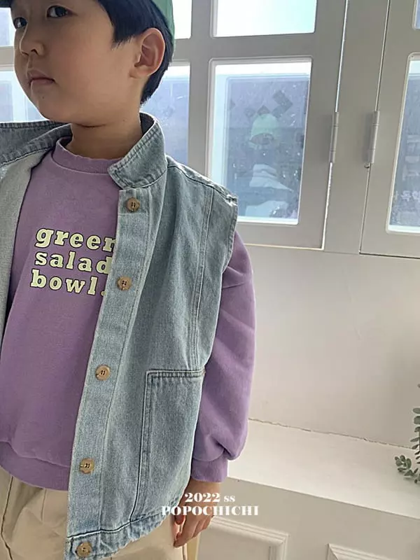 Popochichi - Korean Children Fashion - #kidsshorts - Denim Vest Jacket - 6