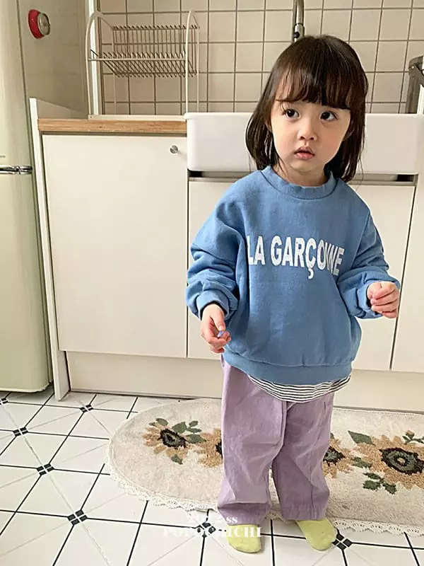 Popochichi - Korean Children Fashion - #kidzfashiontrend - LA Sweatshirt - 7