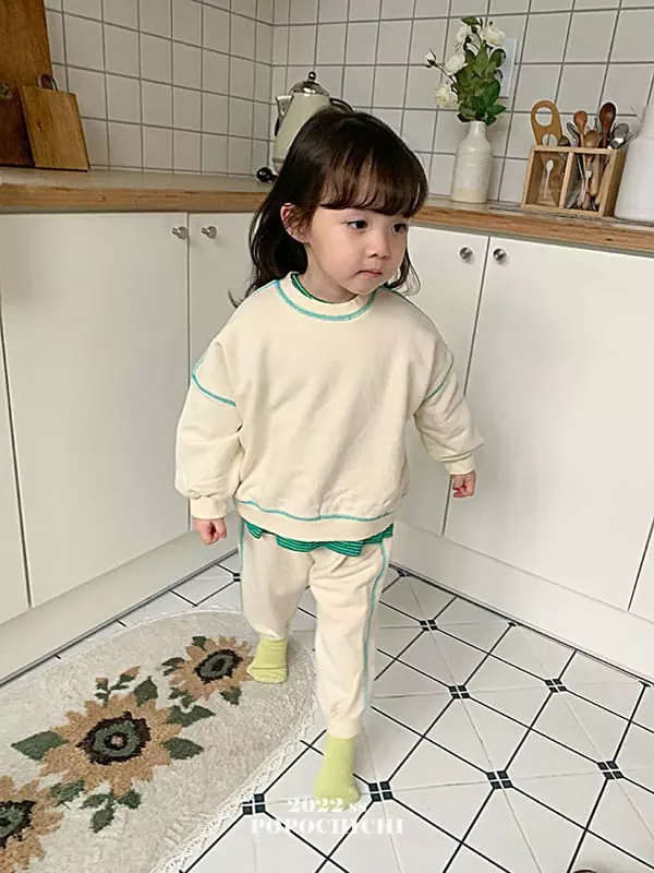 Popochichi - Korean Children Fashion - #kidzfashiontrend - Stitch Sweatshirt - 5