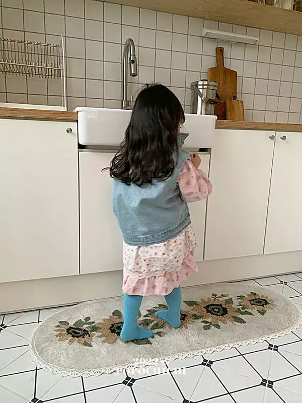 Popochichi - Korean Children Fashion - #littlefashionista - Denim Vest Jacket - 10