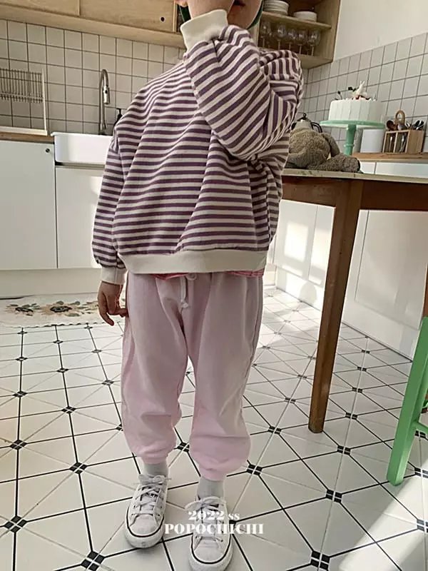 Popochichi - Korean Children Fashion - #prettylittlegirls - Stripes Sweatshirt - 6