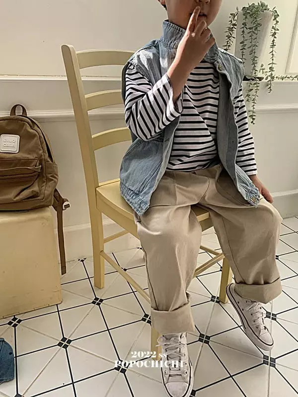 Popochichi - Korean Children Fashion - #todddlerfashion - From Boat Neck Tee - 8