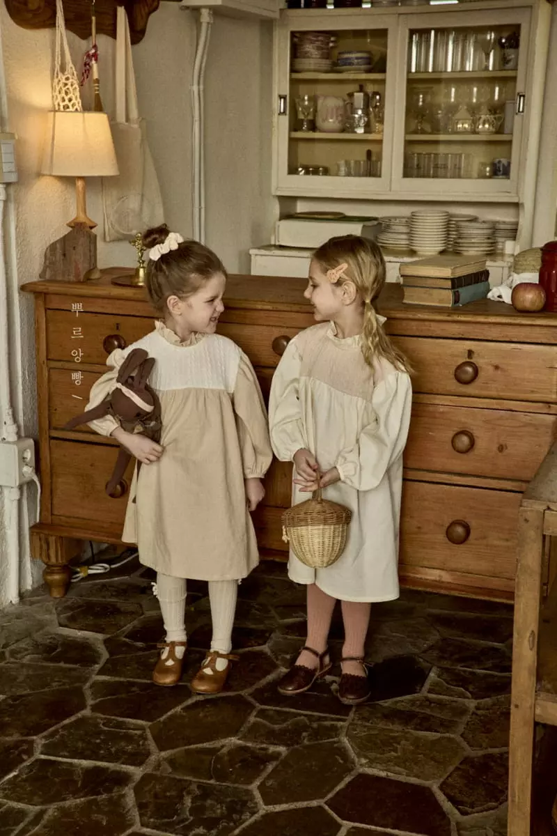 Pourenfant - Korean Children Fashion - #childofig - Rose Knit One-piece - 8