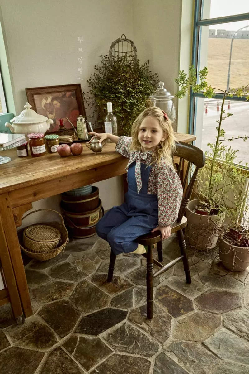 Pourenfant - Korean Children Fashion - #childofig - Rora Denim Dungarees - 12
