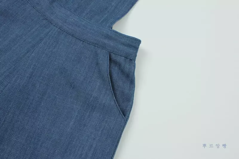 Pourenfant - Korean Children Fashion - #kidsstore - Rora Denim Dungarees - 2