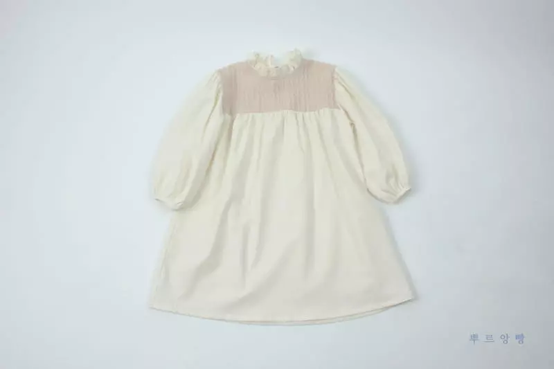 Pourenfant - Korean Children Fashion - #kidzfashiontrend - Rose Knit One-piece - 2