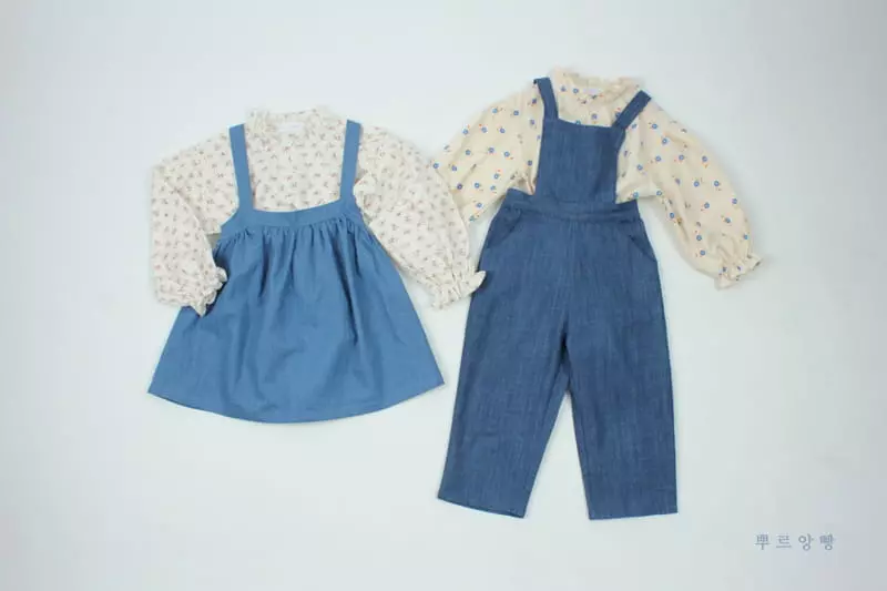 Pourenfant - Korean Children Fashion - #minifashionista - Rora Denim Dungarees - 7