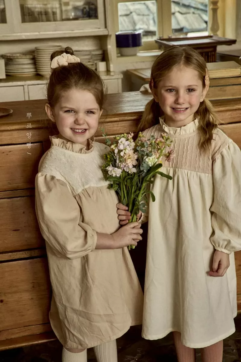Pourenfant - Korean Children Fashion - #prettylittlegirls - Rose Knit One-piece - 7