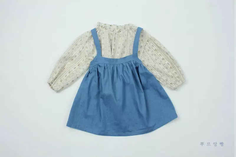 Pourenfant - Korean Children Fashion - #toddlerclothing - Jue Denim Skirt - 6