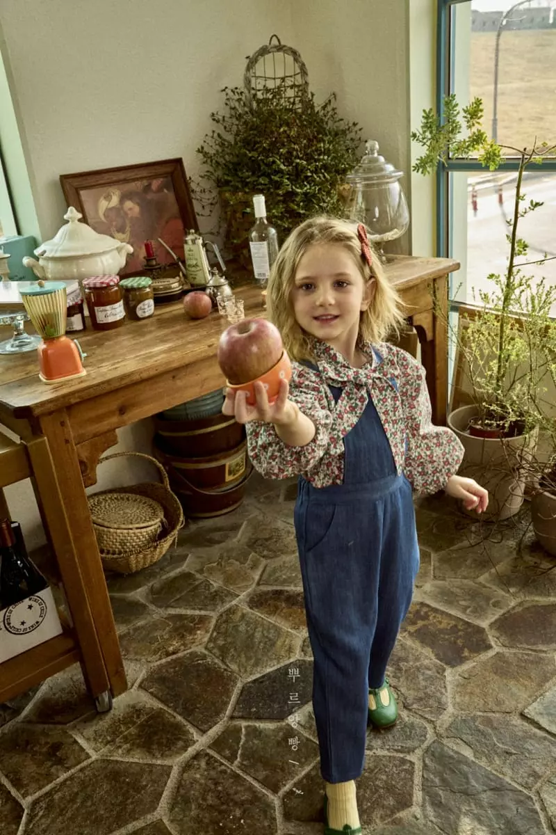 Pourenfant - Korean Children Fashion - #toddlerclothing - Rora Denim Dungarees - 10