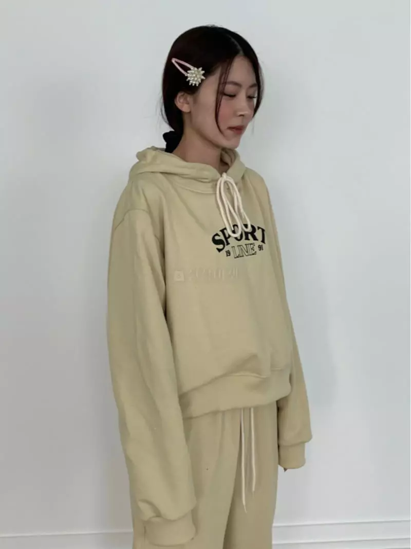 Project View - Korean Women Fashion - #womensfashion - Sports hoody Tee - 4