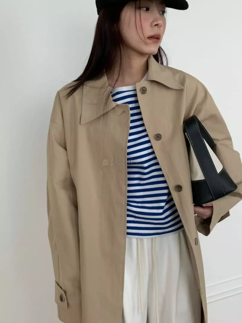 Project View - Korean Women Fashion - #momslook - Stripe Mini Tee - 2