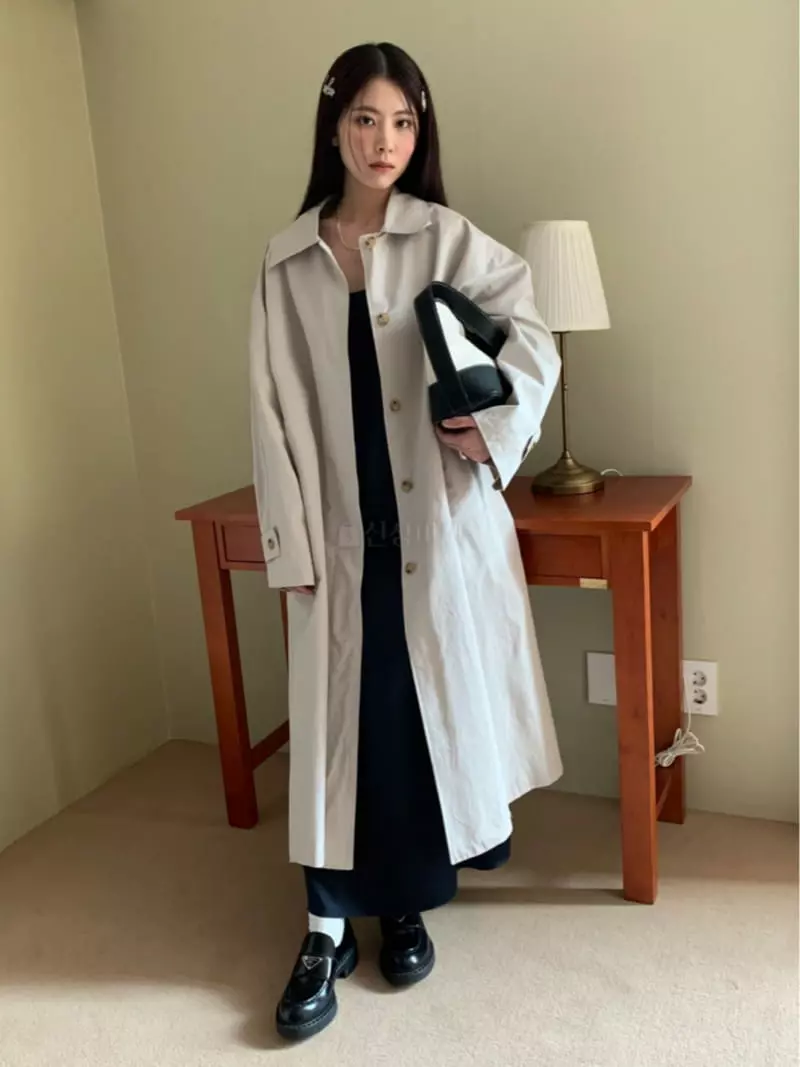 Project View - Korean Women Fashion - #pursuepretty - Irish Trench Coat - 4