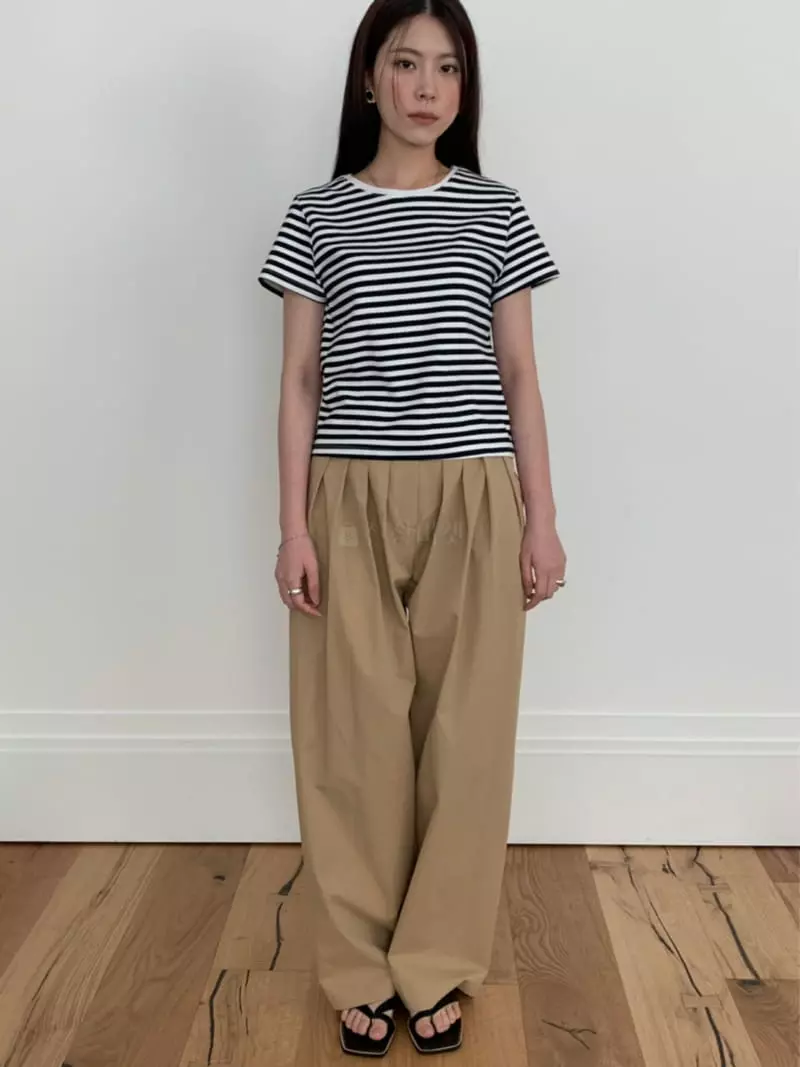 Project View - Korean Women Fashion - #womensfashion - Stripe Mini Tee