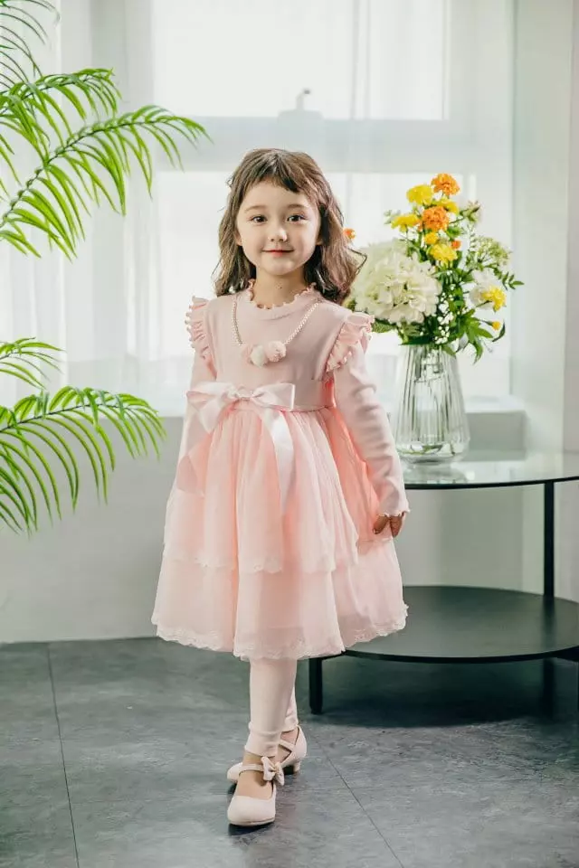 Pudding - Korean Children Fashion - #Kfashion4kids - Necklace One-piece - 7