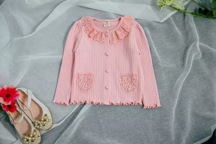 Pudding - Korean Children Fashion - #stylishchildhood - Spring Cardigan - 4