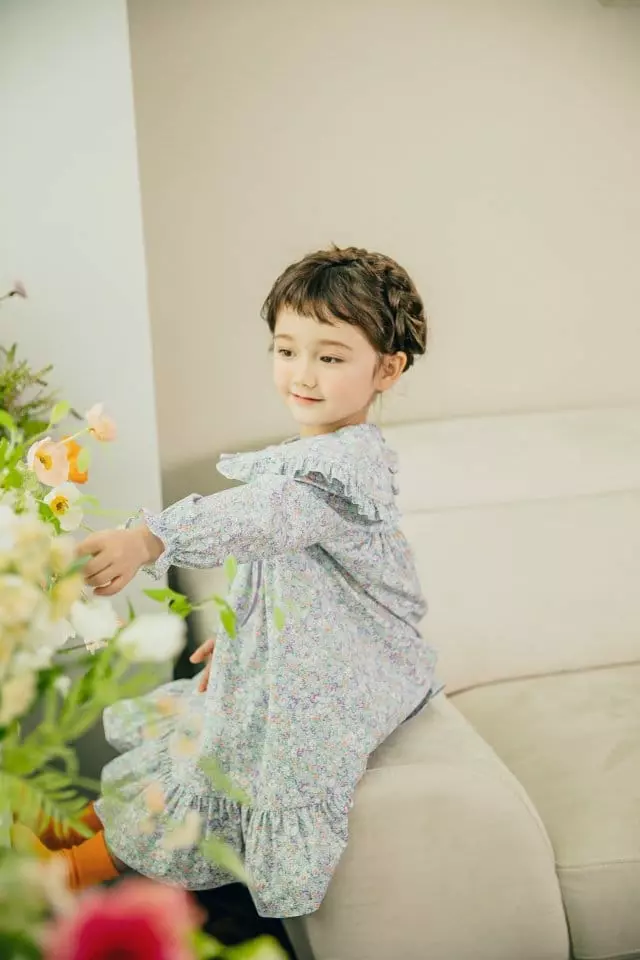 Pudding - Korean Children Fashion - #discoveringself - Collar One-piece - 4